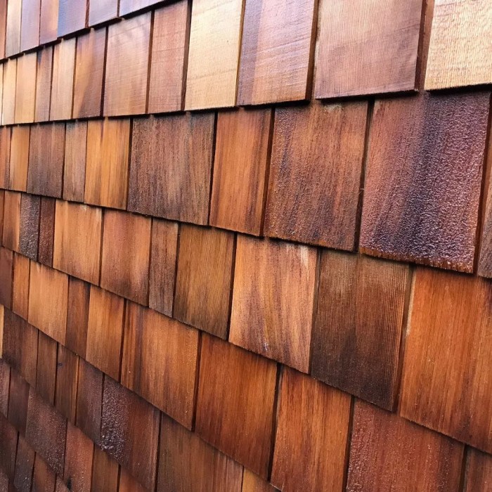 Cedar shingles siding shakes