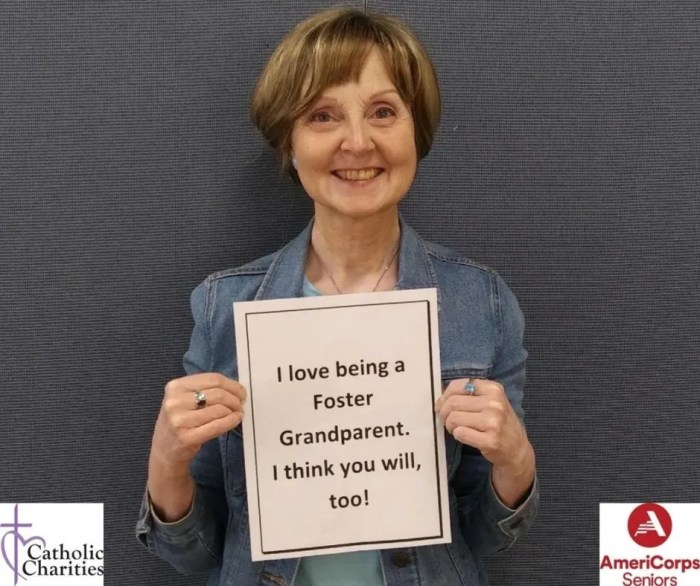 Foster grandparent program