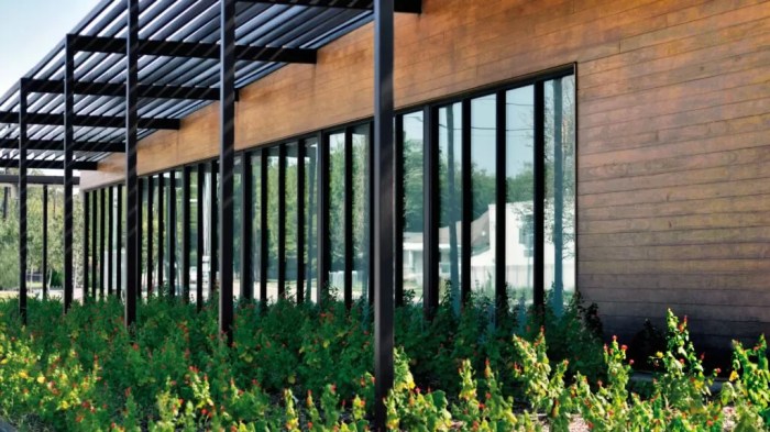 Natural wood look siding