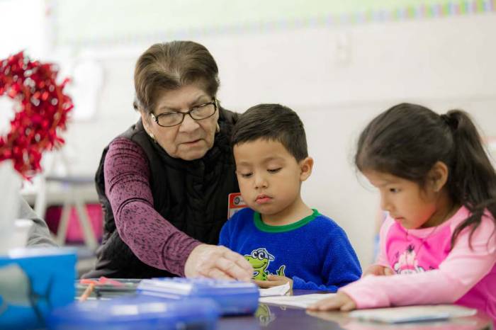 Foster grandparent program