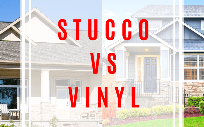 Vinyl siding to stucco transition